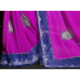 Glamorous Heavy Stone Worked Wedding Wear Chiffon Net Saree